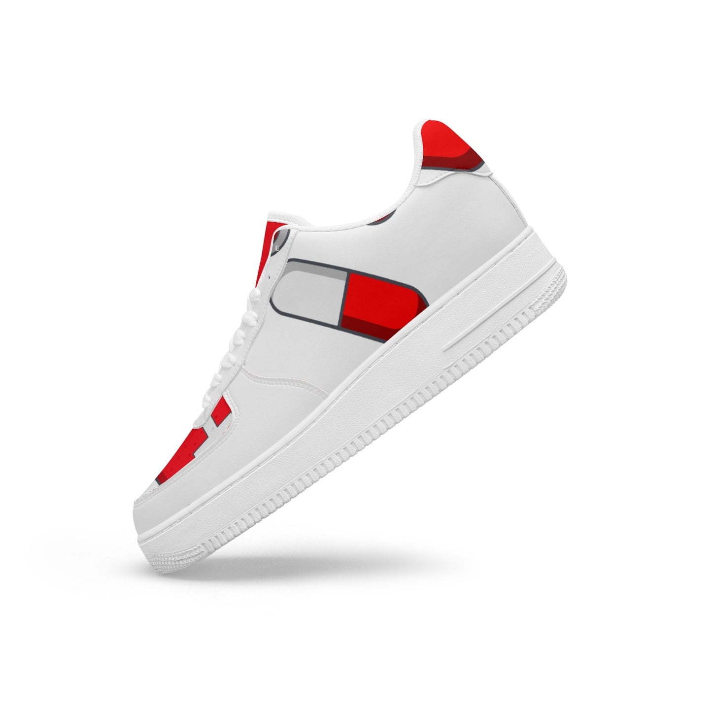 ALL ABOUT THE... Low-Top Leather Sports Sneakers