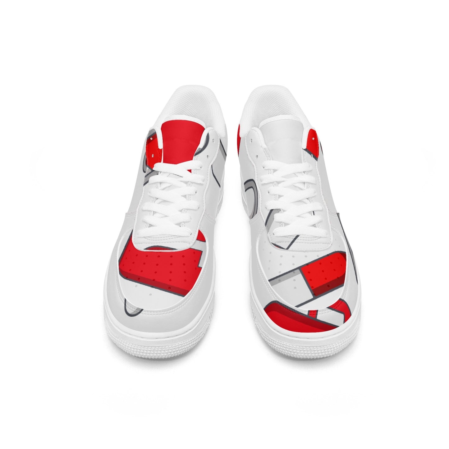 ALL ABOUT THE... Low-Top Leather Sports Sneakers