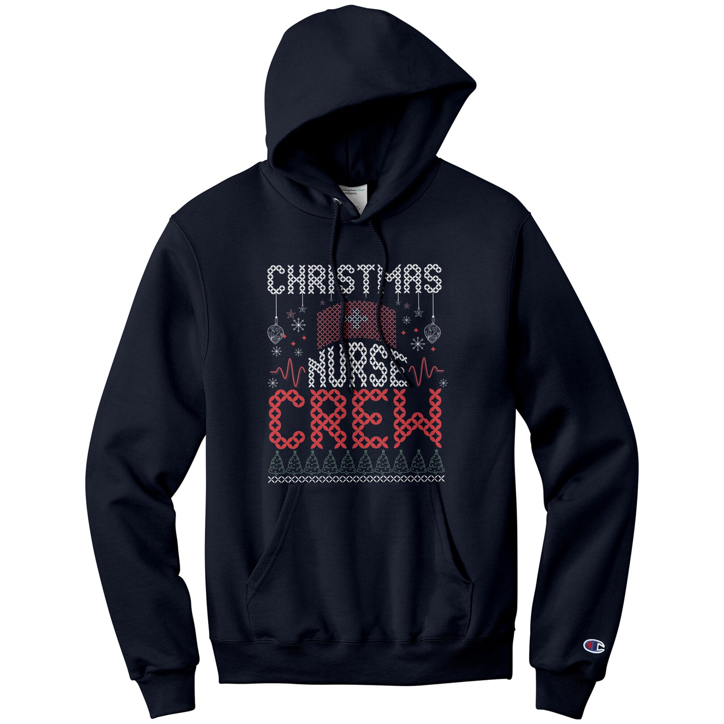 CHRISTMAS NURSE CREW SWEATSHIRT