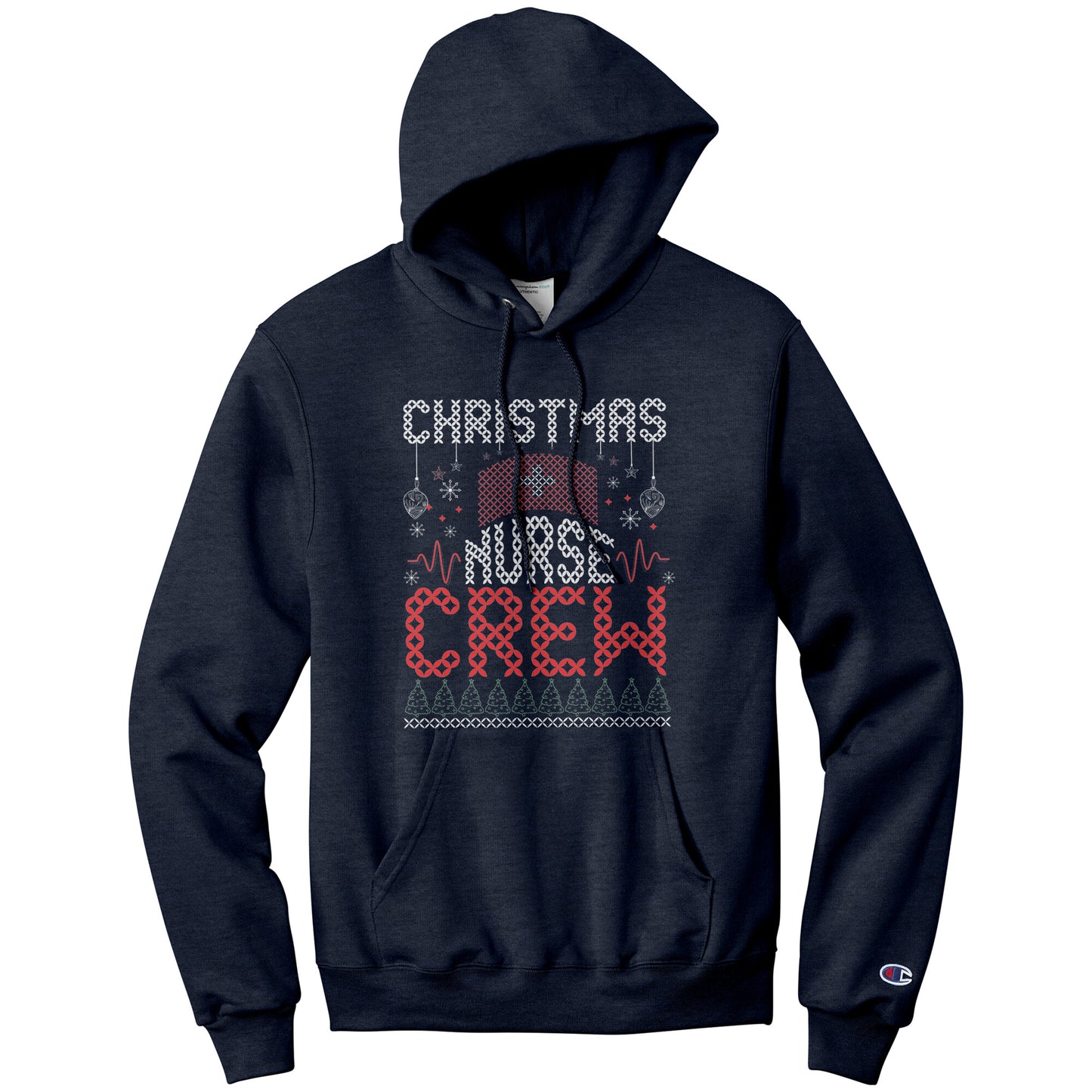 CHRISTMAS NURSE CREW SWEATSHIRT