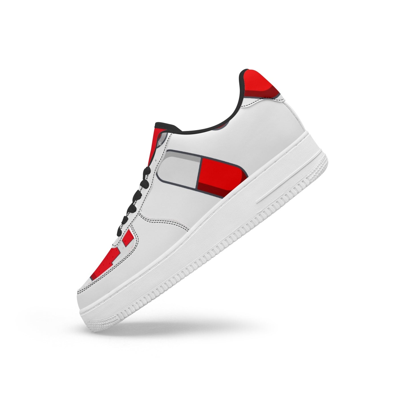 ALL ABOUT THE... Low-Top Leather Sports Sneakers