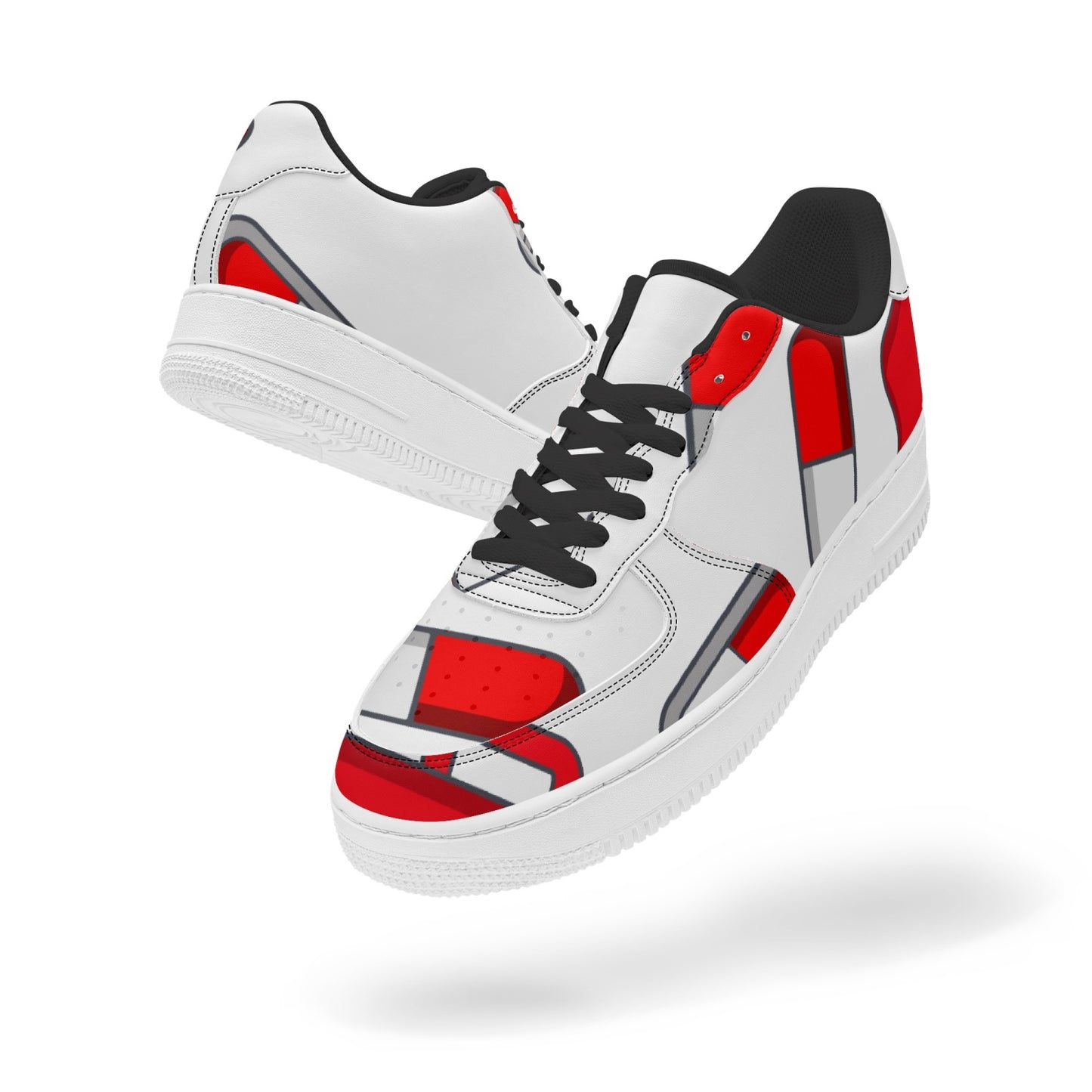ALL ABOUT THE... Low-Top Leather Sports Sneakers