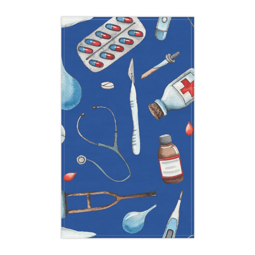 MEDICAL ICON PRINT Kitchen Towel