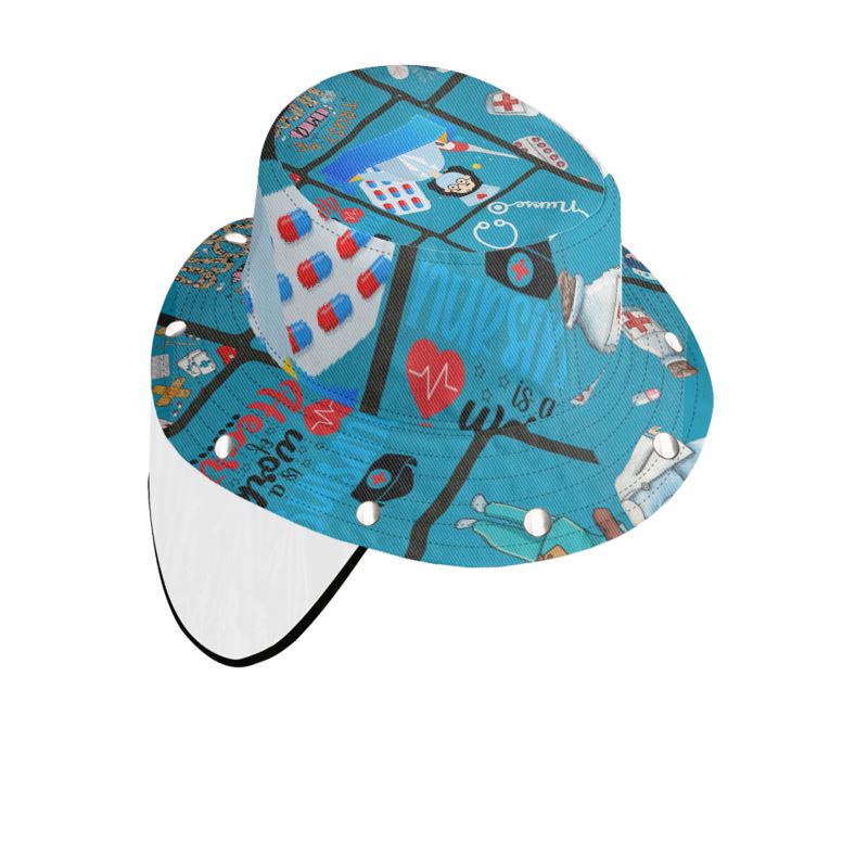 LIVING THE NURSE LIFE Bucket Hat with Visor