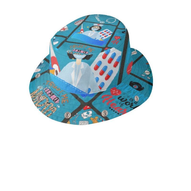 LIVING THE NURSE LIFE Bucket Hat with Visor