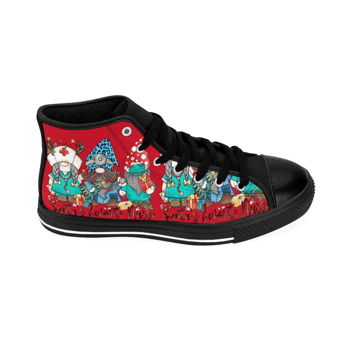 SANTAS FAVORITE NURSE Men's Classic Sneakers