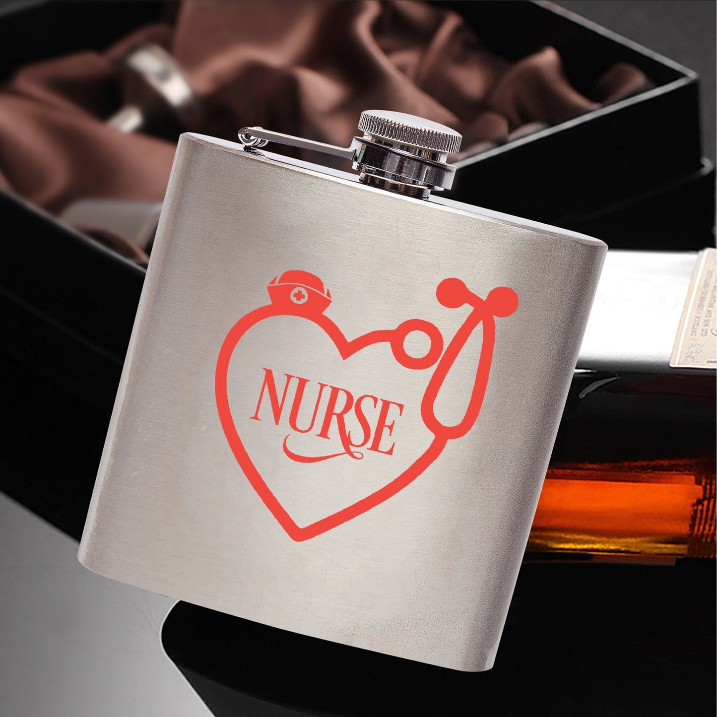 6oz Stainless Steel Hip Flask