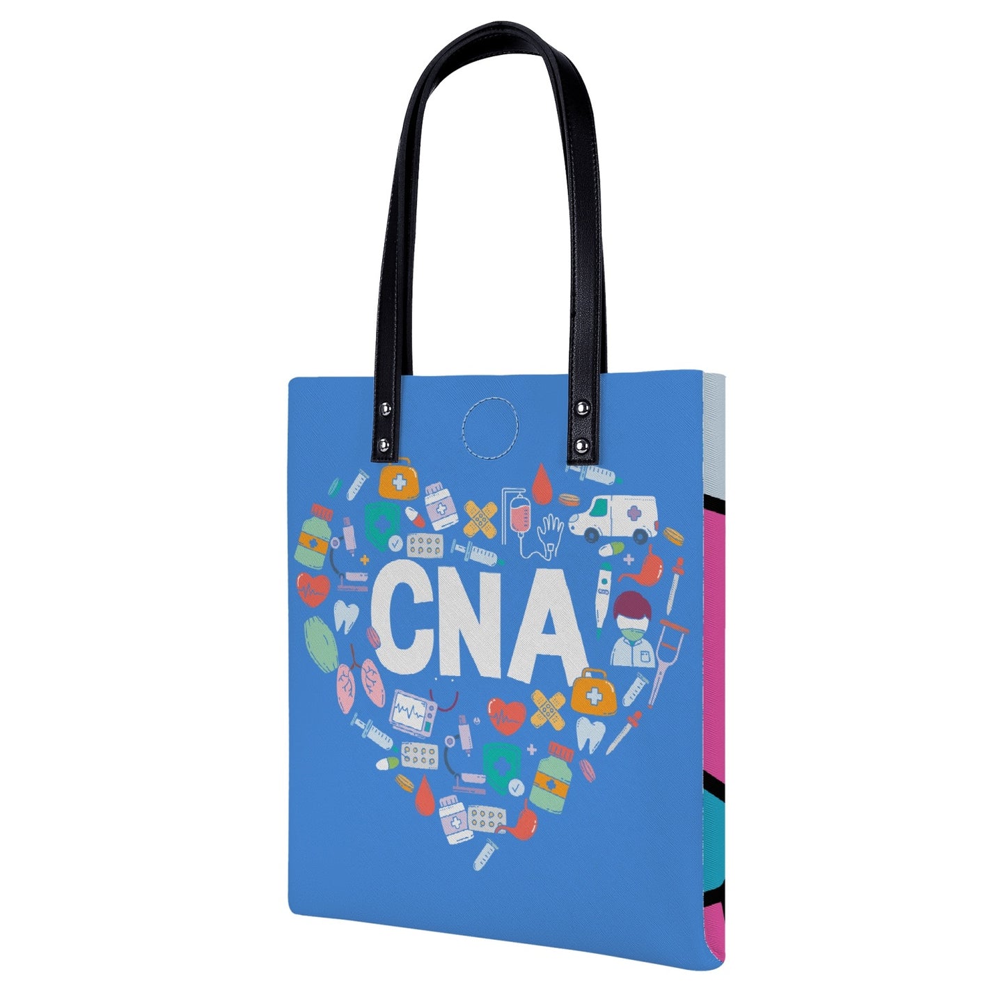 CNA LIFE Regular PU Leather Tote Bags