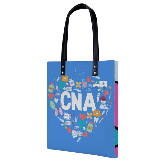 CNA LIFE Regular PU Leather Tote Bags