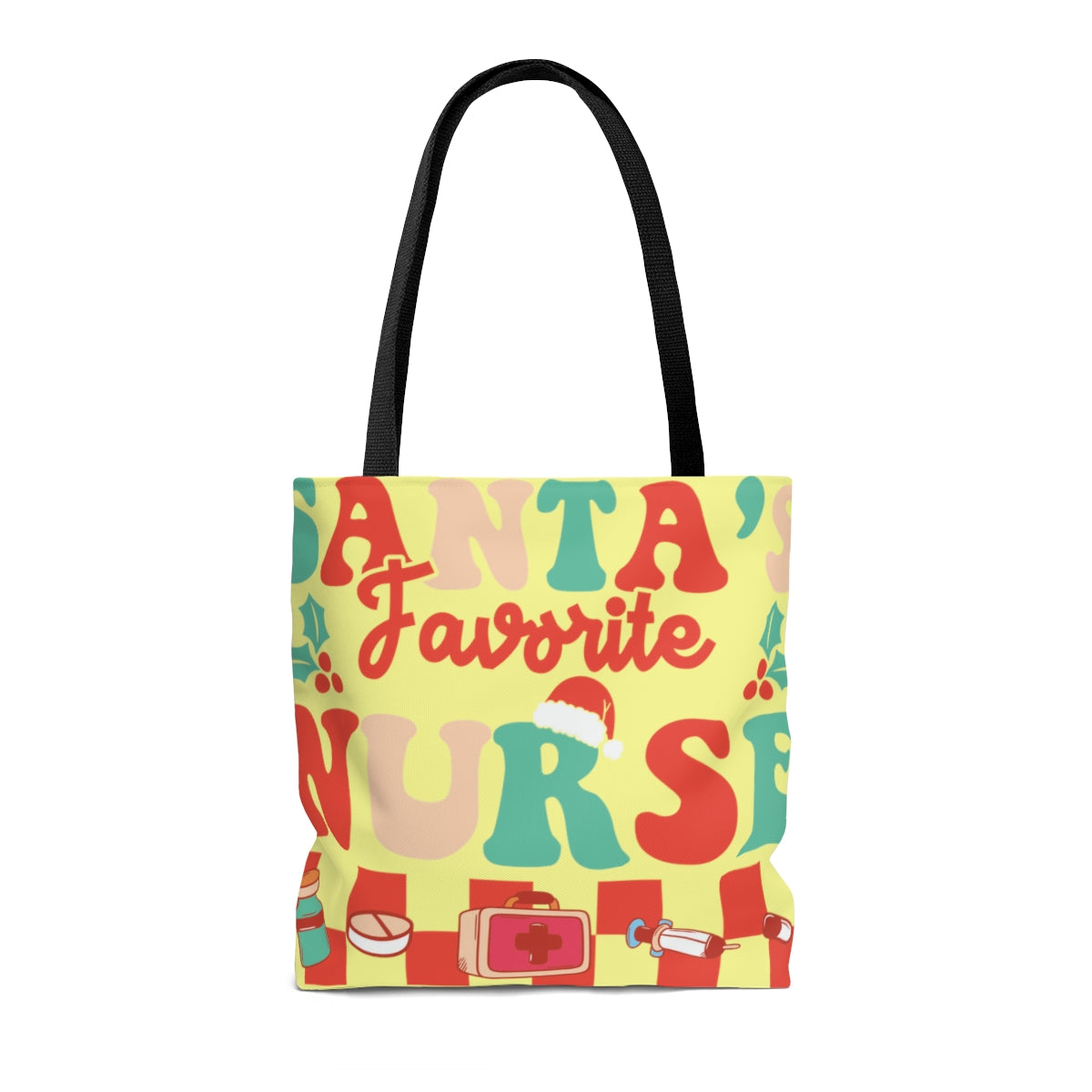 SANTA'S FAVORITE NURSE Tote Bag