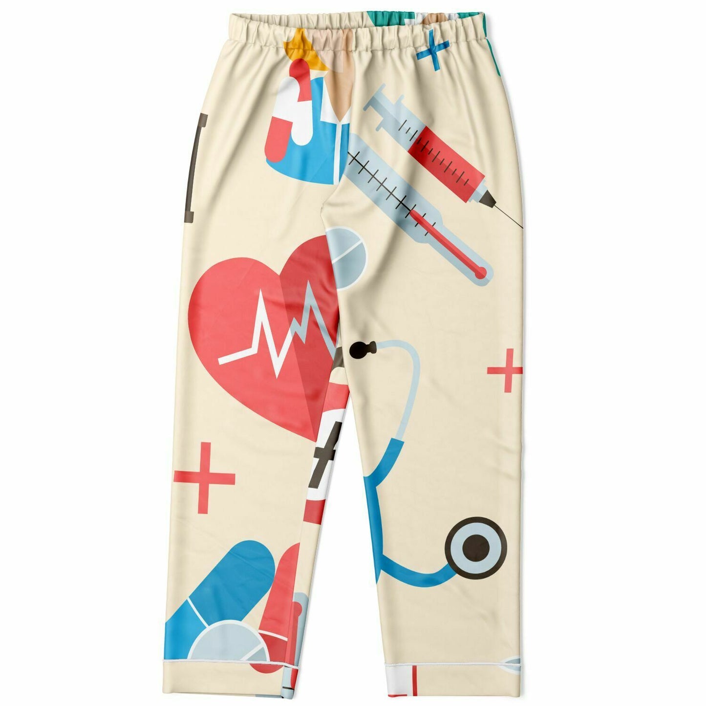 NURSING AND MEDICAL PATTERN PRINT NIGHTWEAR
