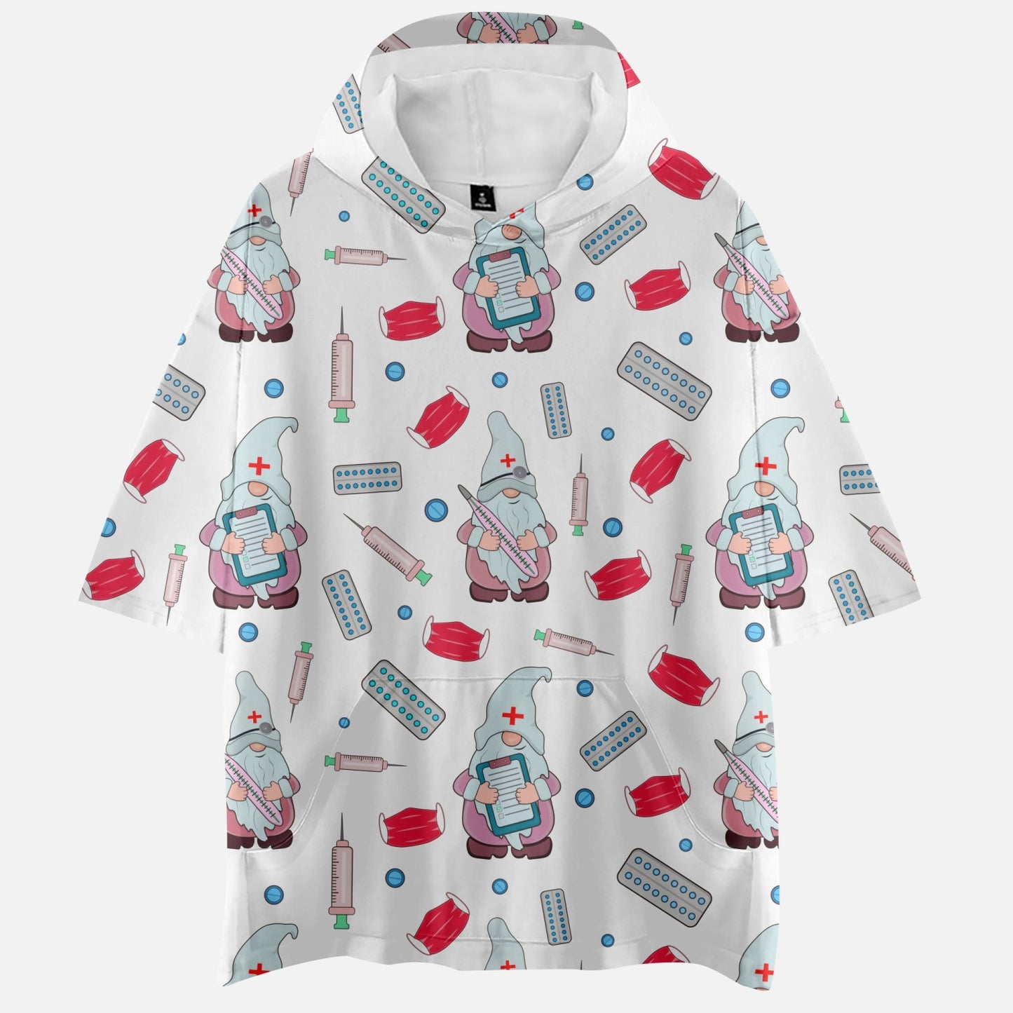 NURSE GNOME Short Sleeve Hoodie T-Shirts