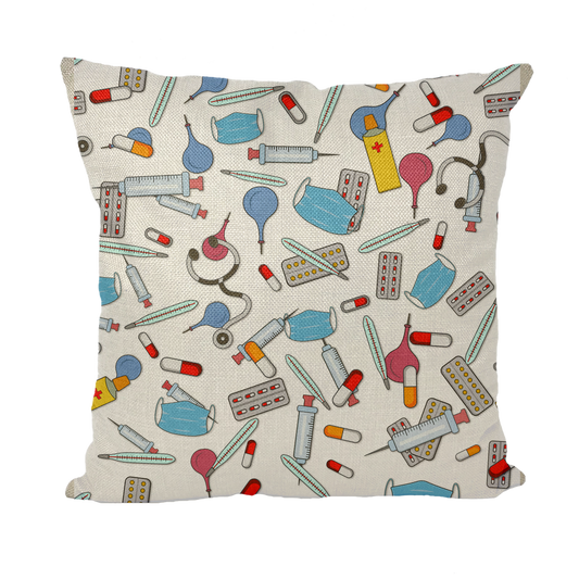 Medical Print (2) Throw Pillows