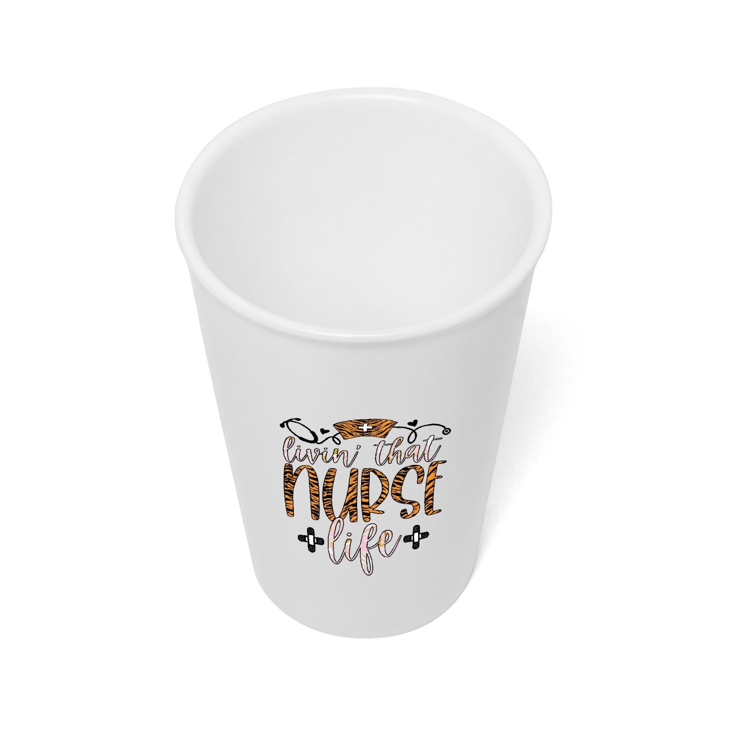 LIVING THE NURSE LIFE Classic Ceramic Water Cup