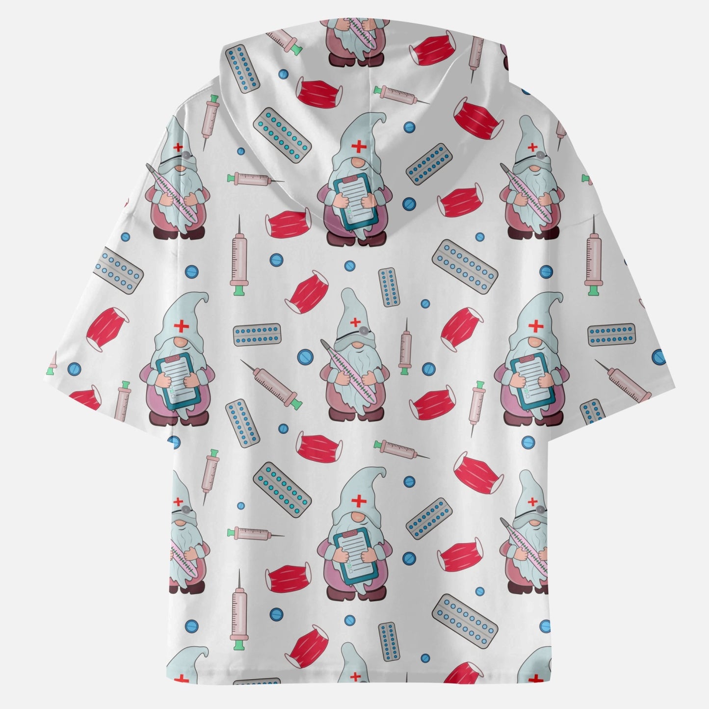 NURSE GNOME Short Sleeve Hoodie T-Shirts