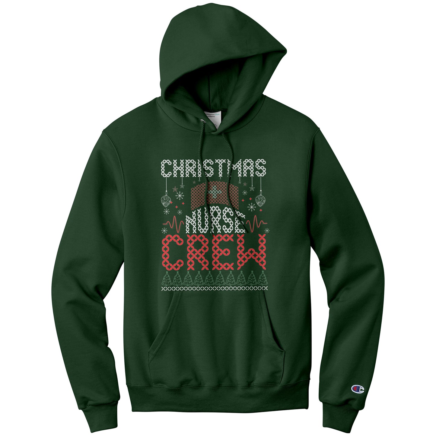CHRISTMAS NURSE CREW SWEATSHIRT