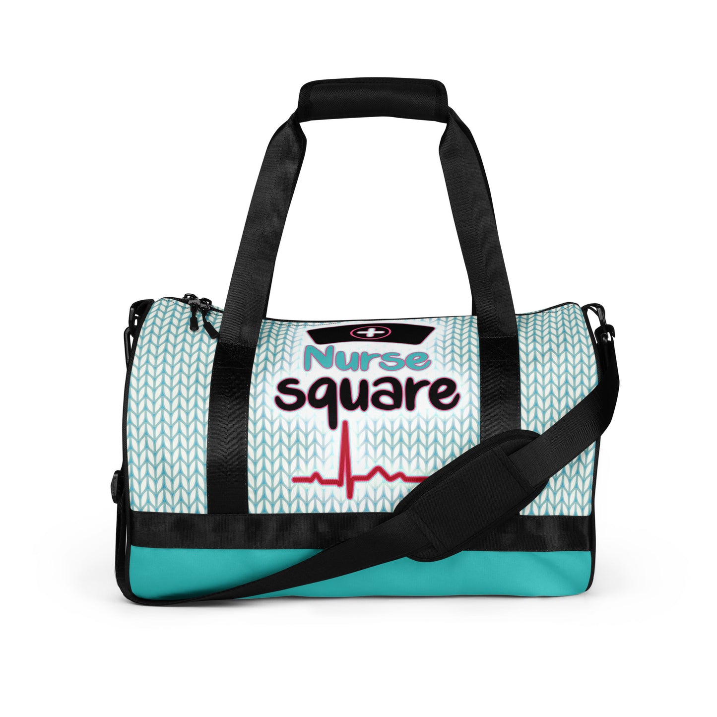 Nurse Square All-over print gym bag