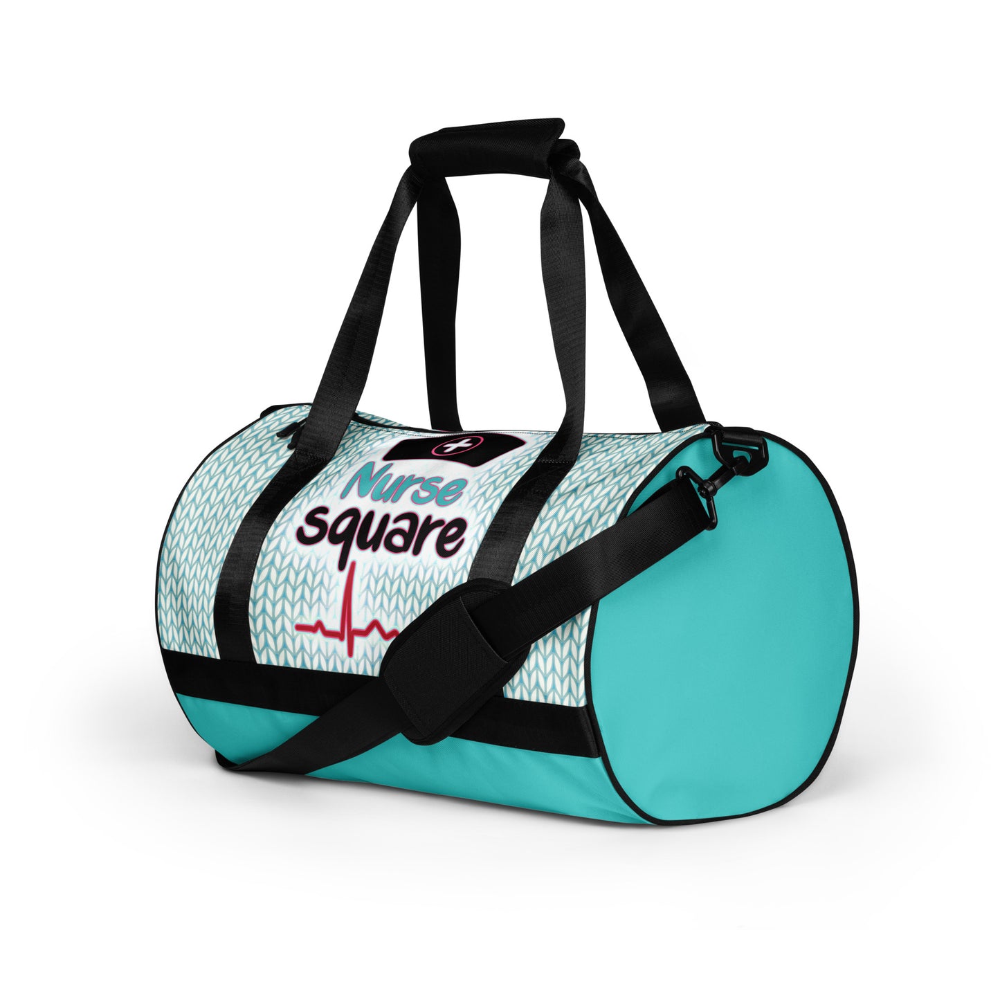 Nurse Square All-over print gym bag