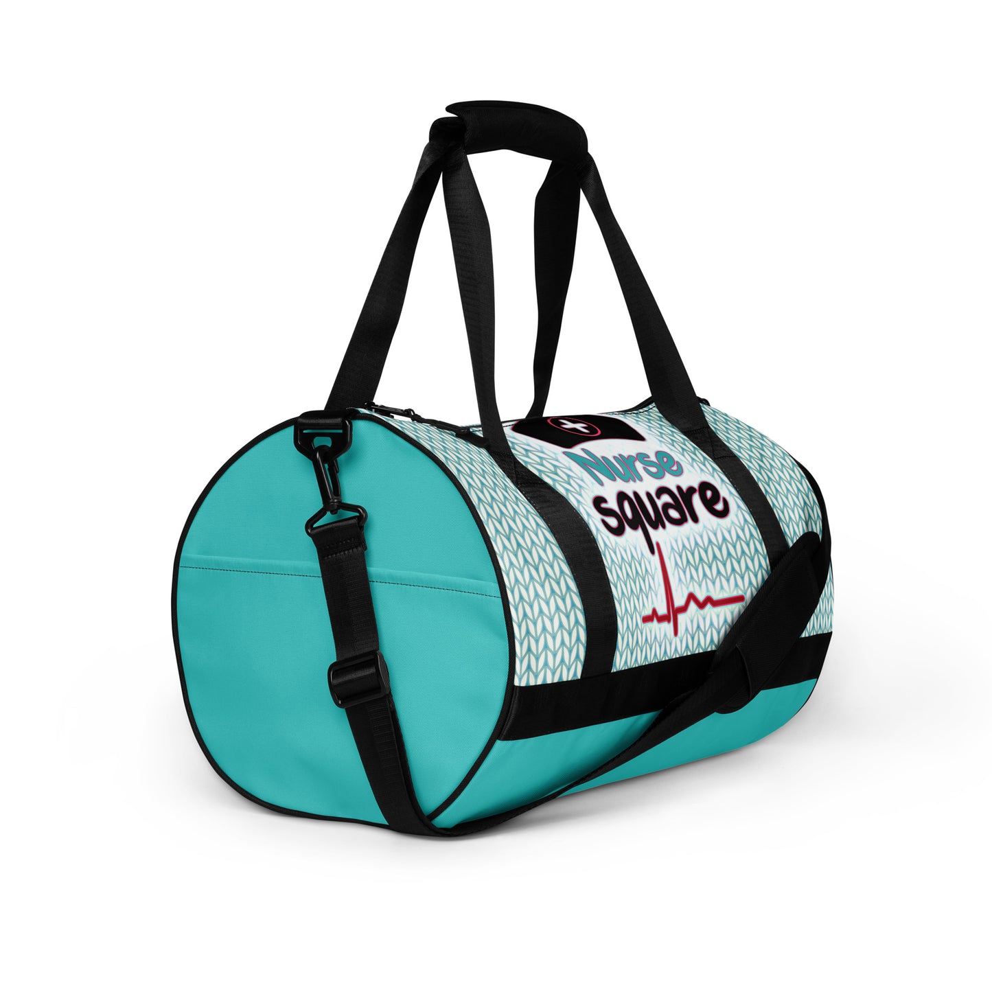 Nurse Square All-over print gym bag