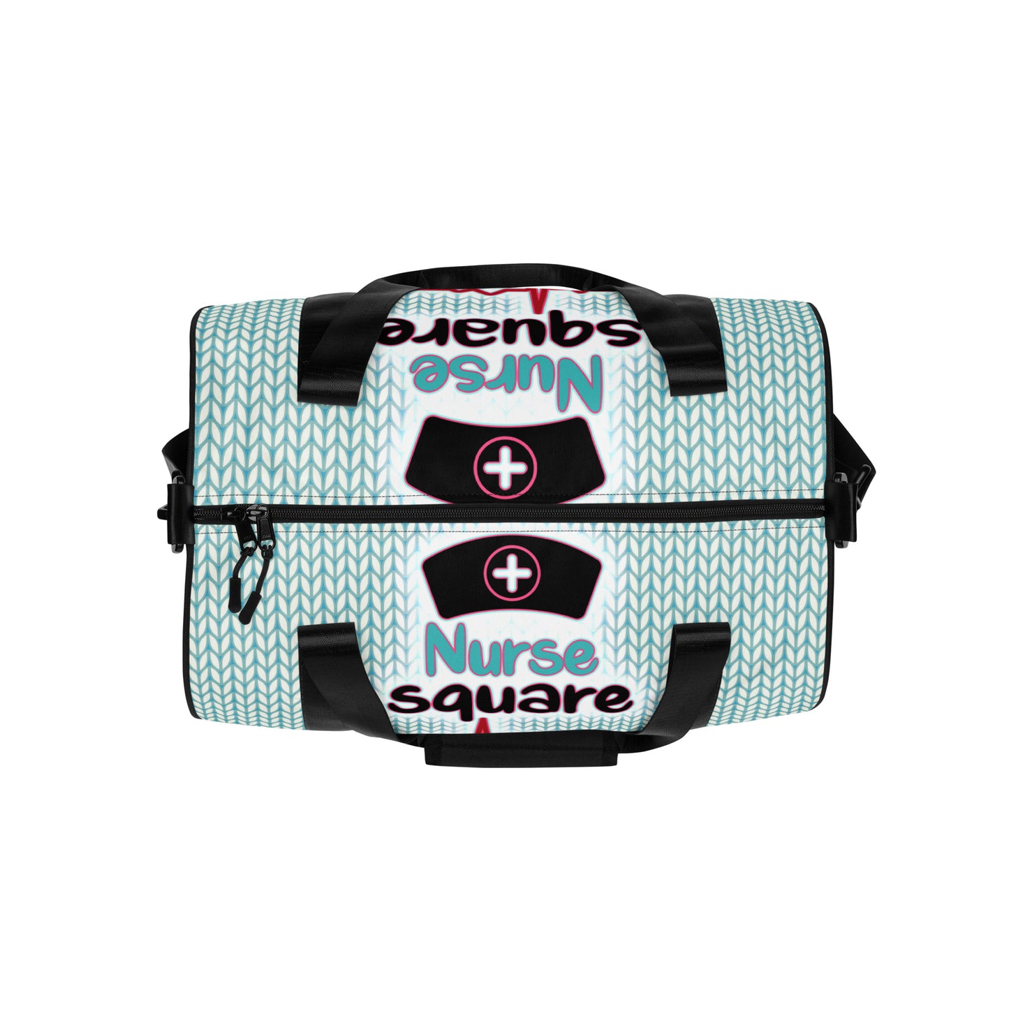 Nurse Square All-over print gym bag