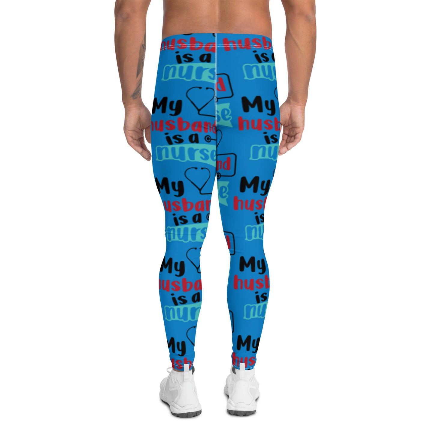 My Husband Is A Nurse Men's Leggings