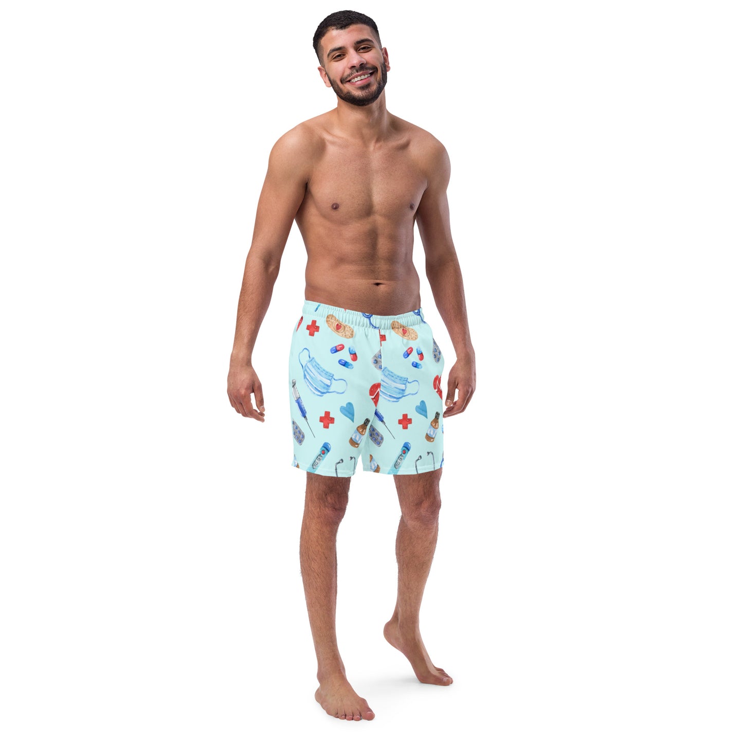 MEDICAL PRINT Men's swim trunks