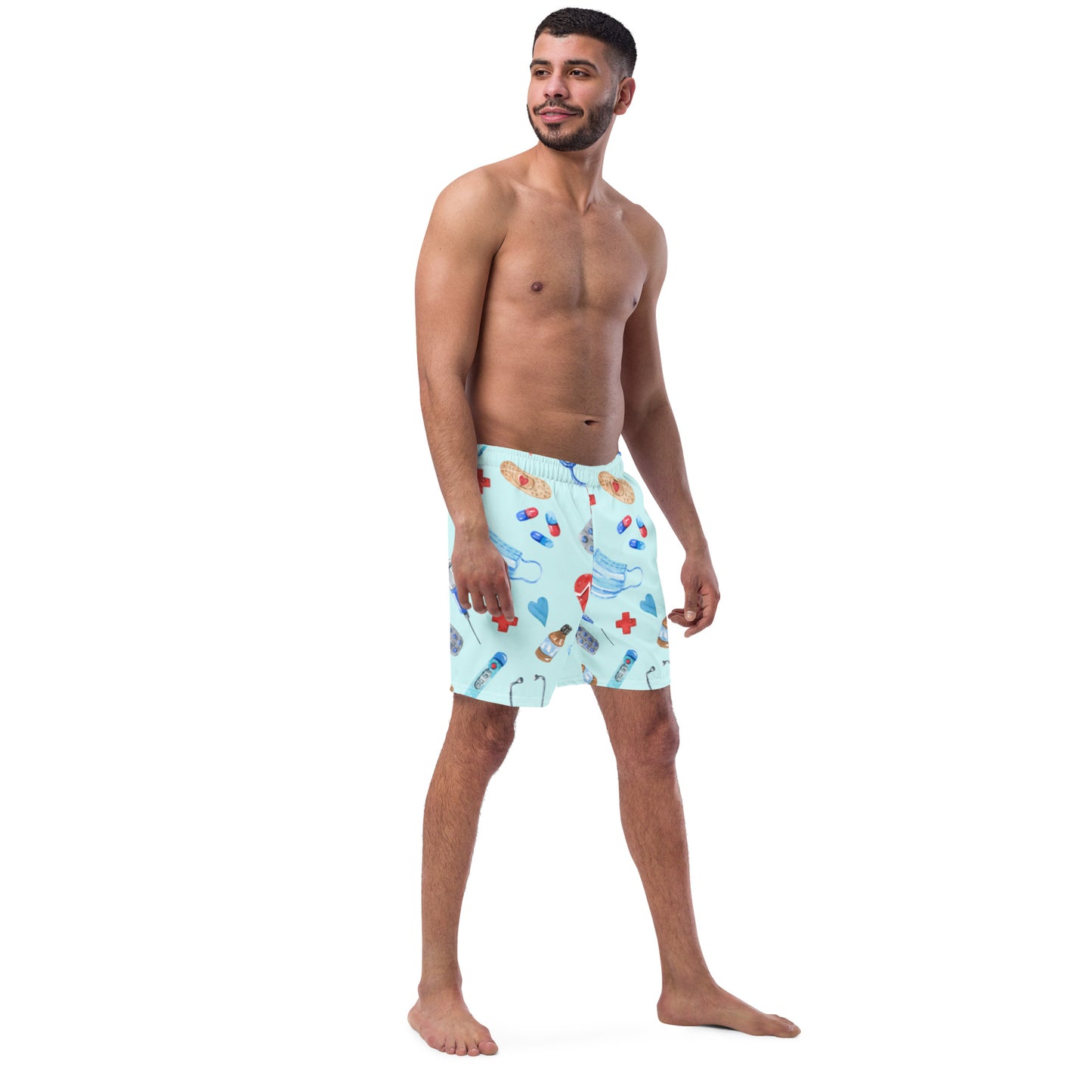 MEDICAL PRINT Men's swim trunks