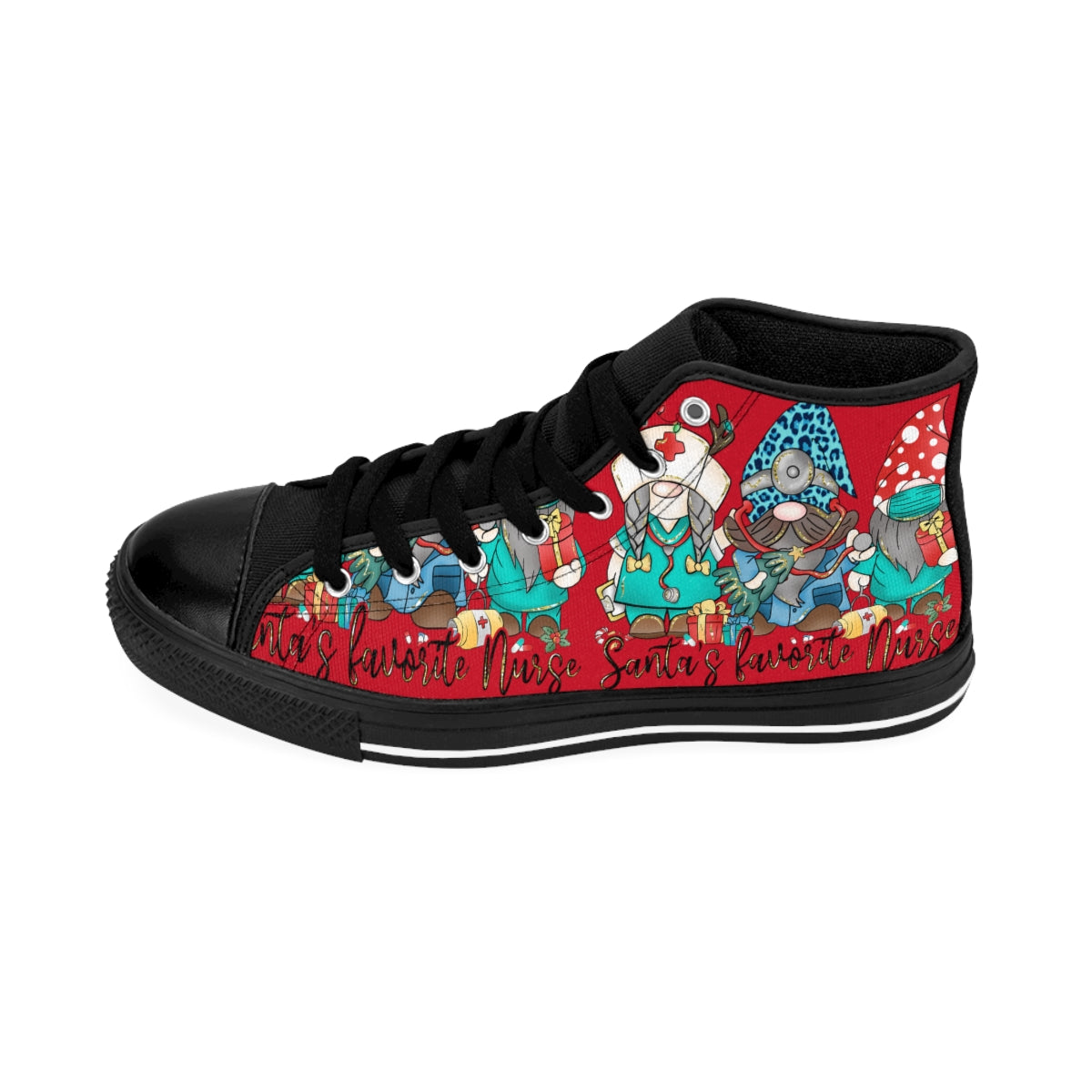 SANTAS FAVORITE NURSE Men's Classic Sneakers