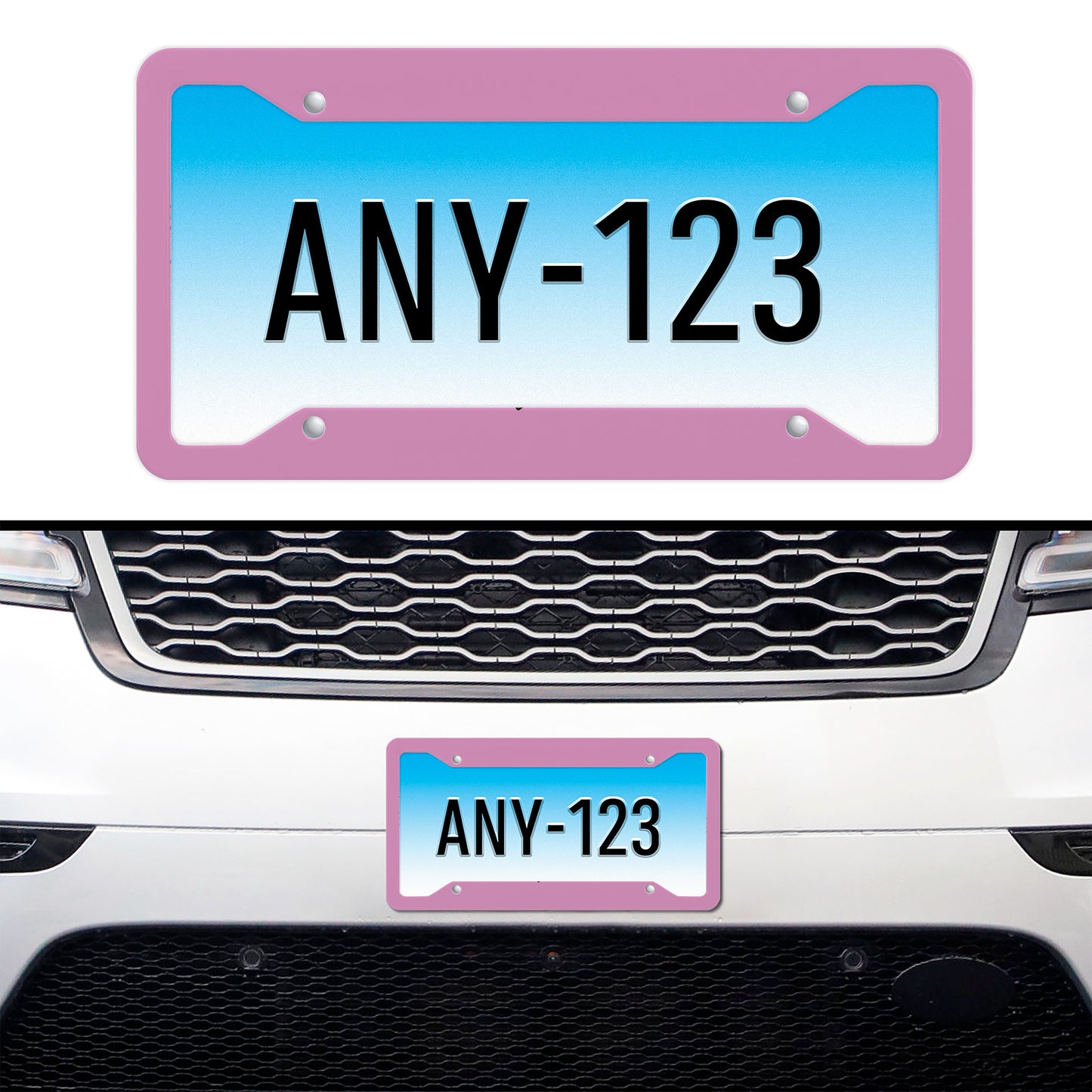 Customized NURSE License Plate Frames