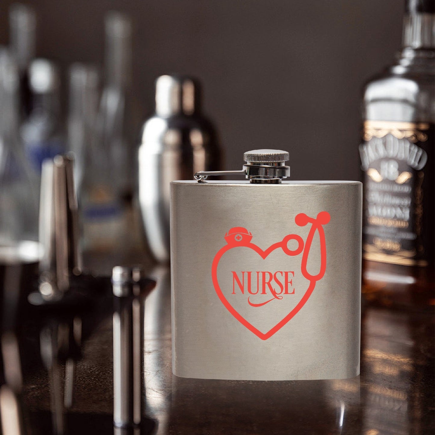 6oz Stainless Steel Hip Flask