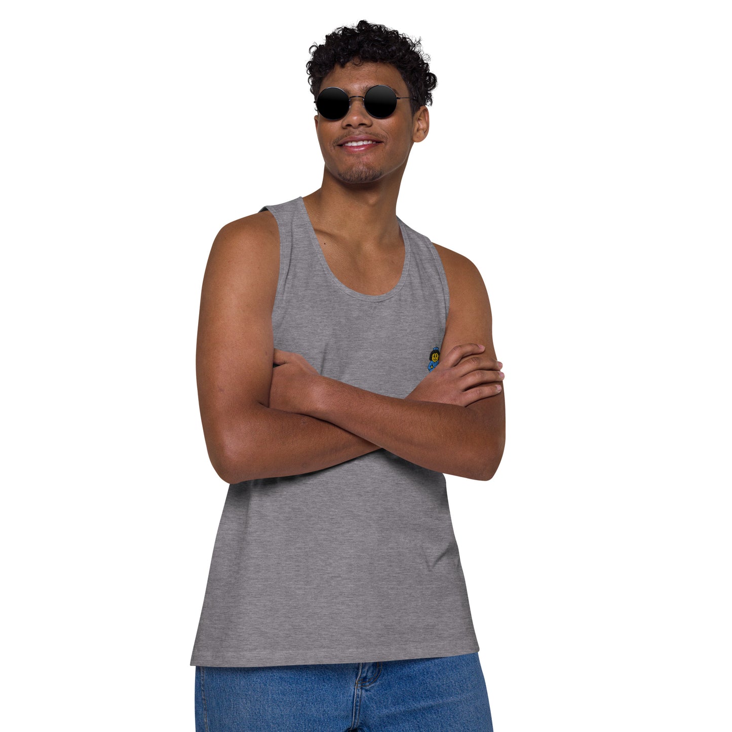 Nurse Embroidery Men’s premium tank top