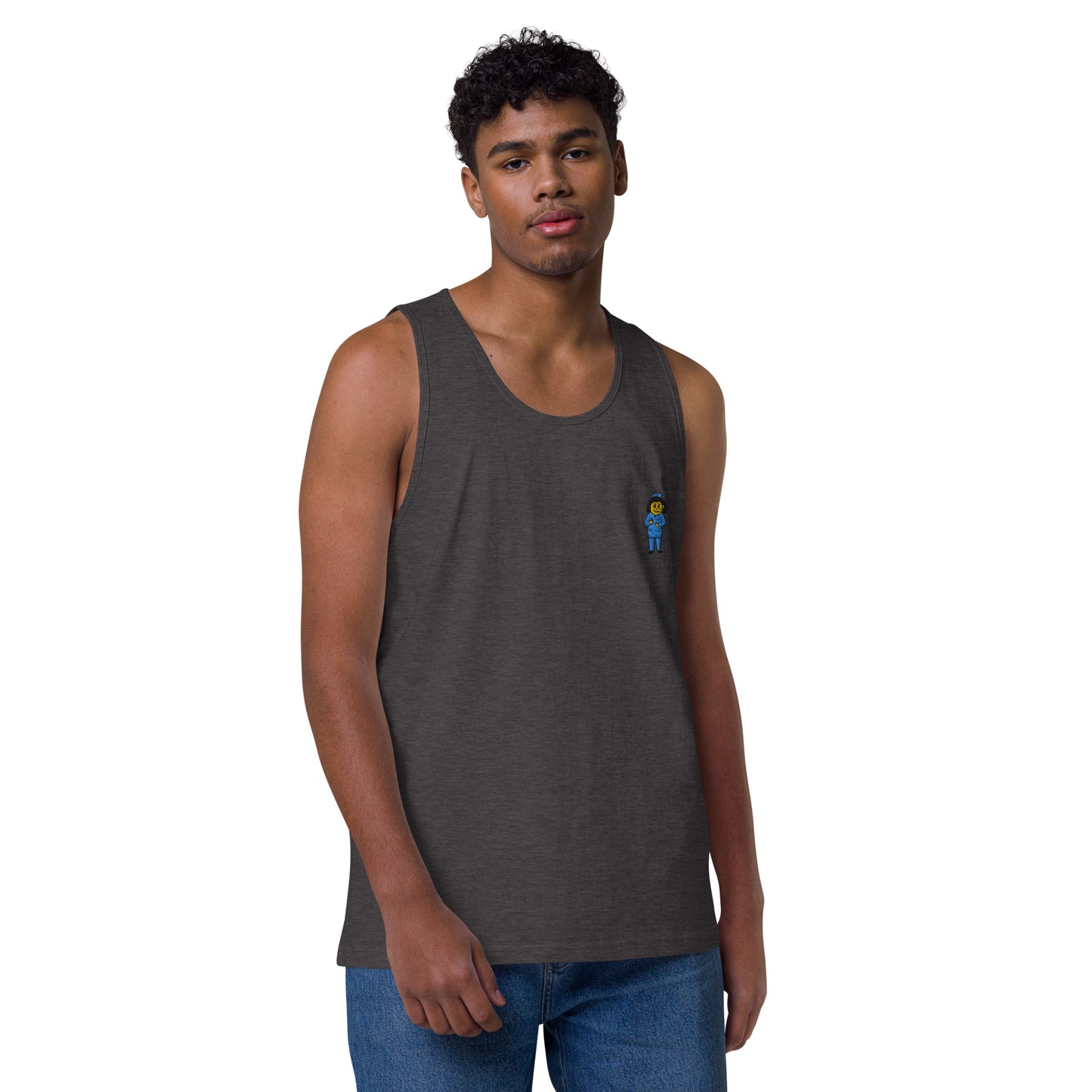 Nurse Embroidery Men’s premium tank top