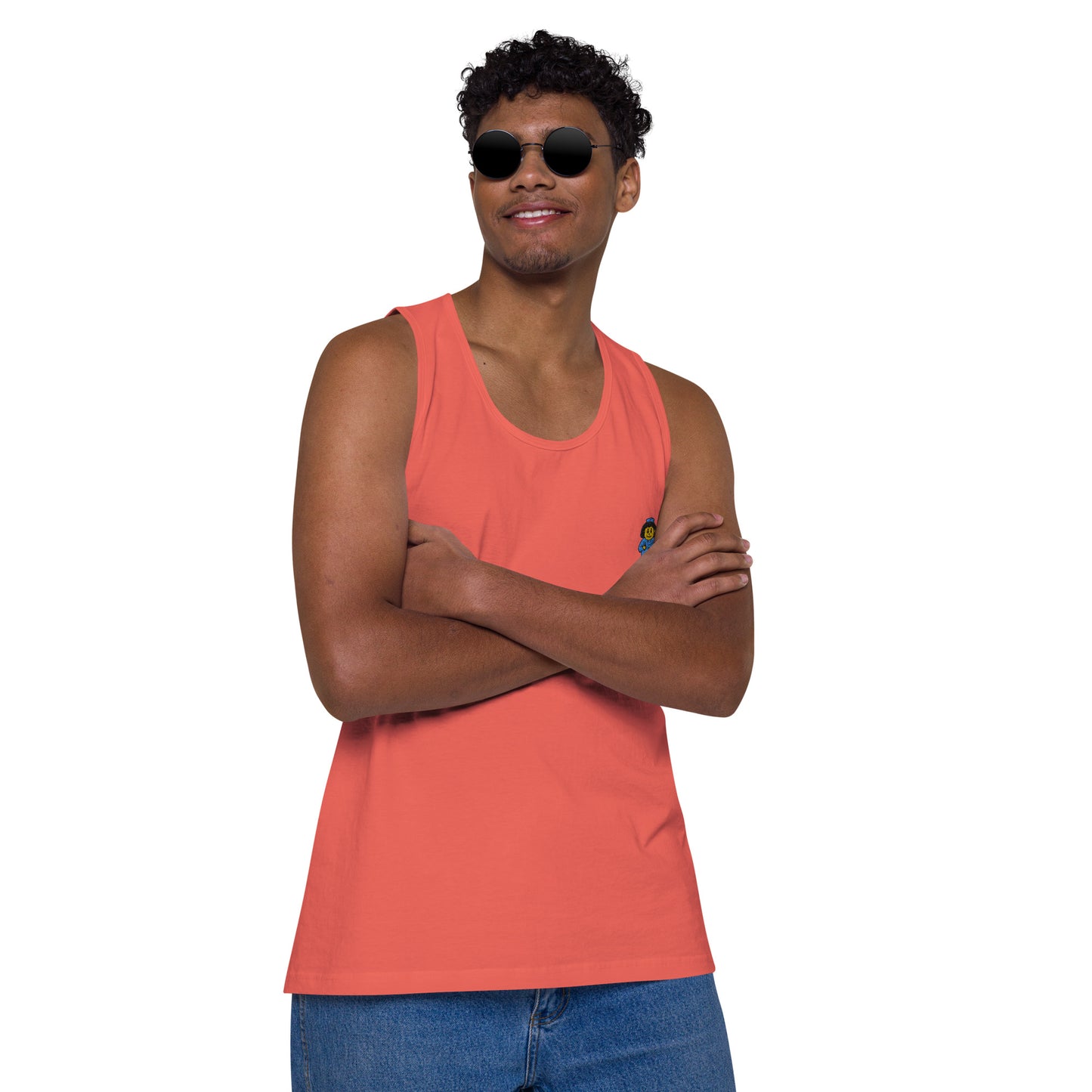 Nurse Embroidery Men’s premium tank top