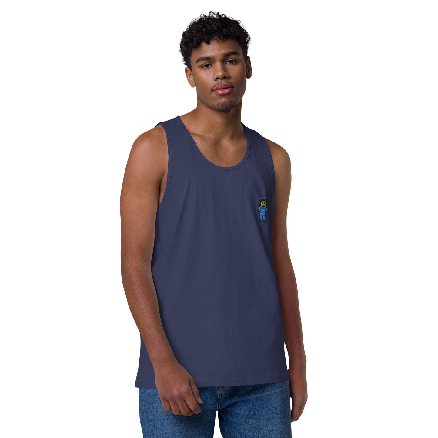 Nurse Embroidery Men’s premium tank top