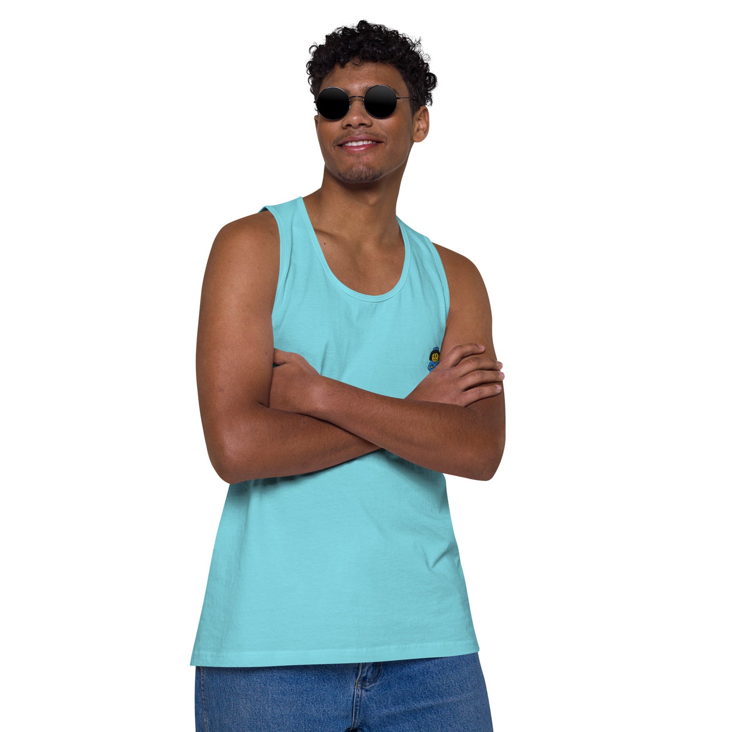 Nurse Embroidery Men’s premium tank top