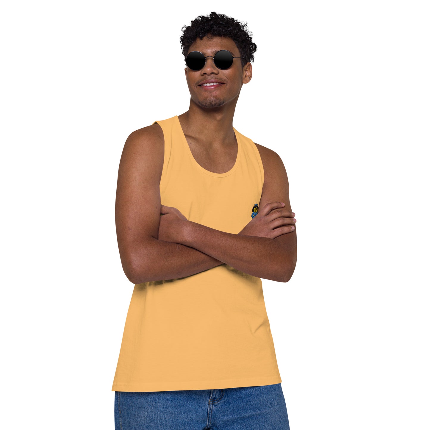 Nurse Embroidery Men’s premium tank top