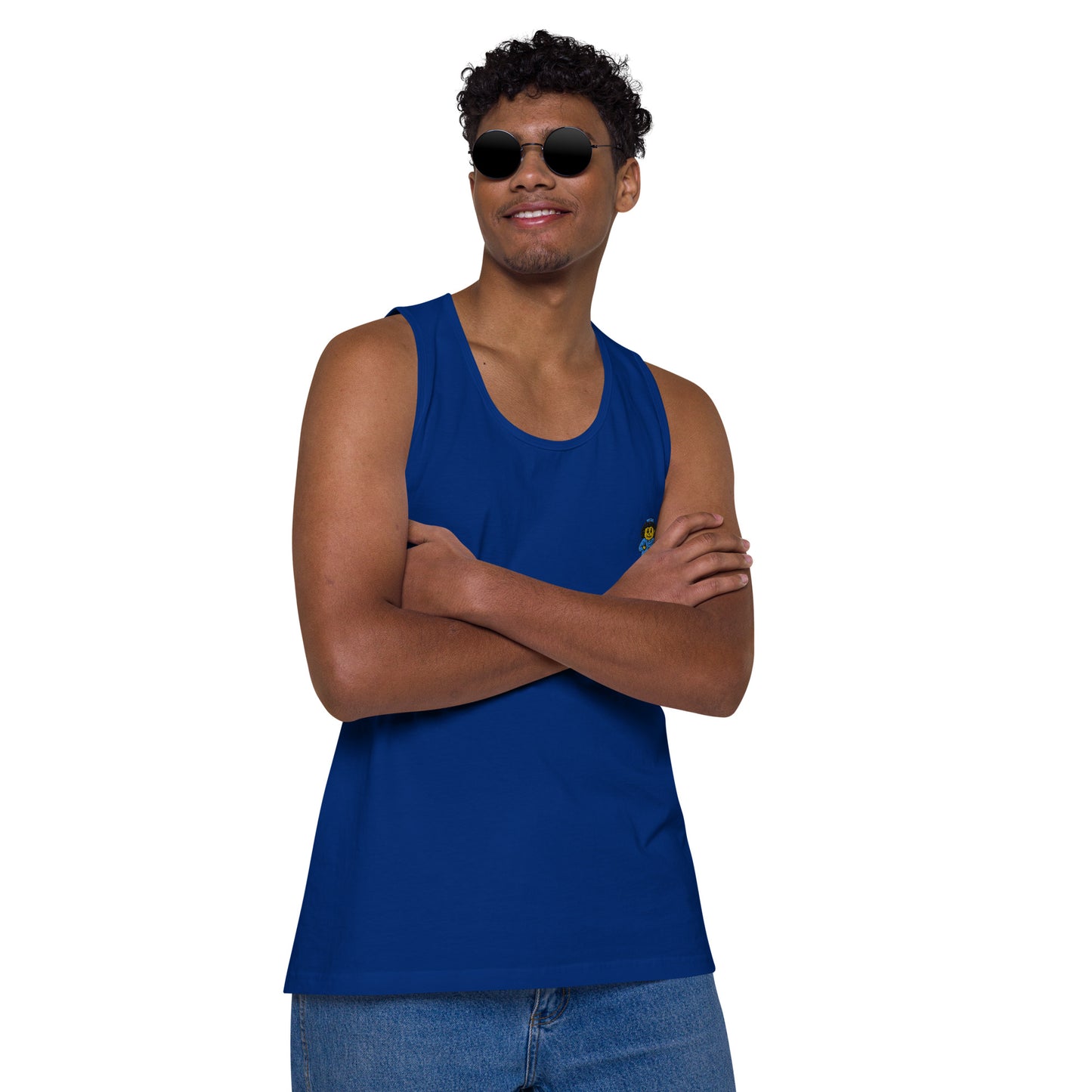 Nurse Embroidery Men’s premium tank top