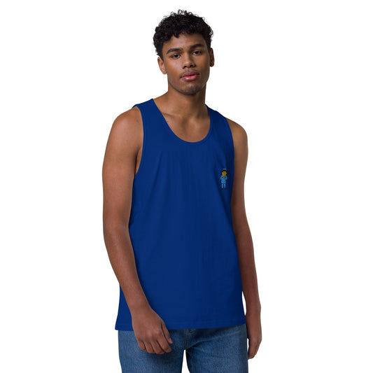 Nurse Embroidery Men’s premium tank top