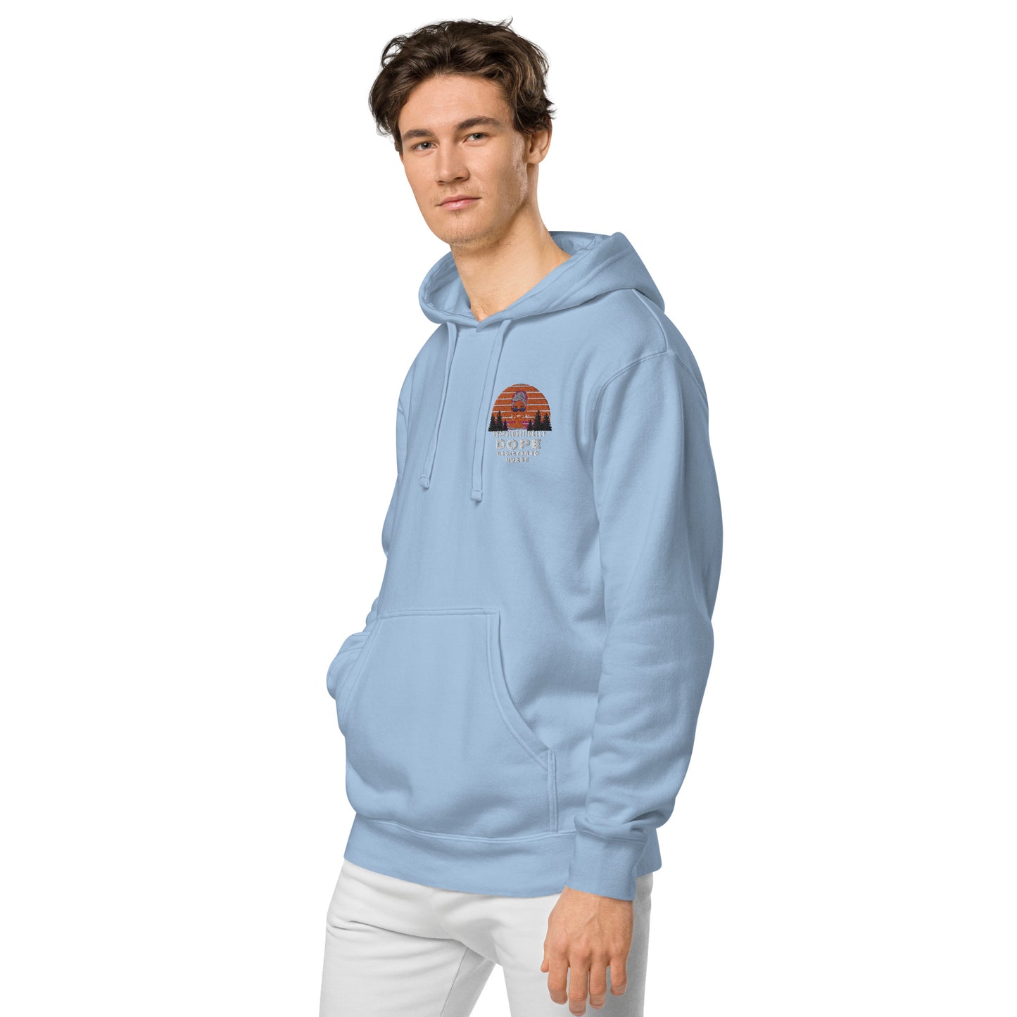 Unapologetically Dope NURSE Unisex pigment dyed hoodie