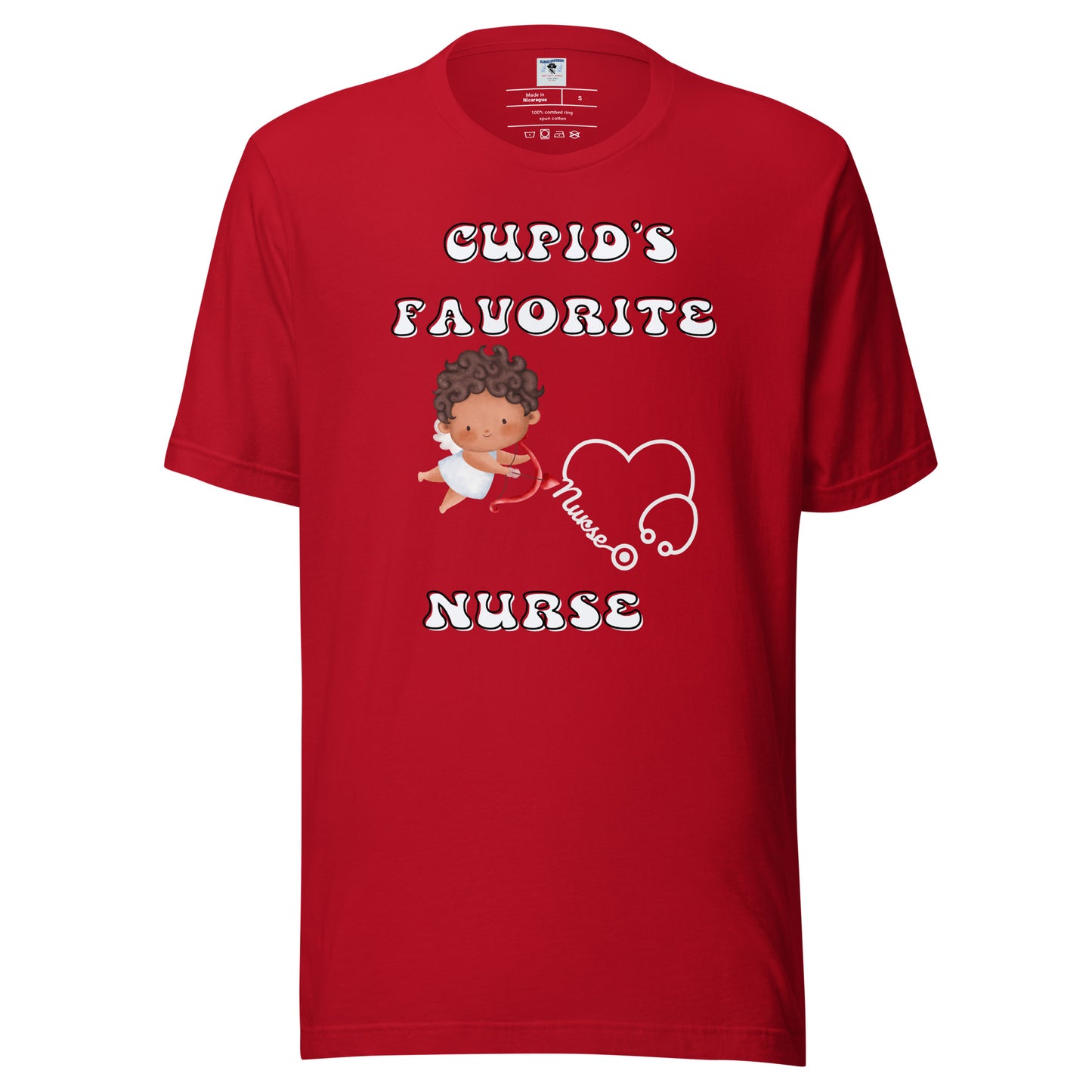 CUPIDS FAVORITE NURSE Unisex t-shirt