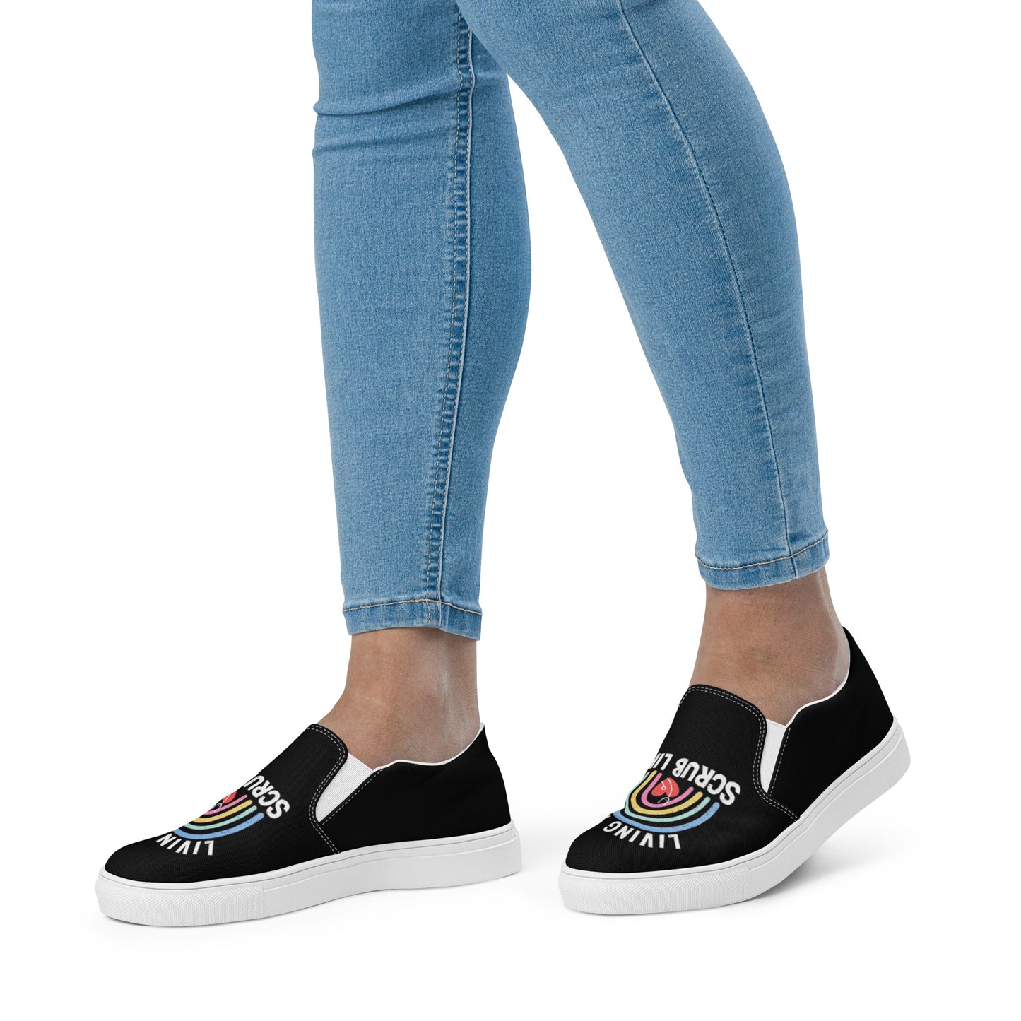 Living the Scrub Life Women’s slip-on canvas shoes