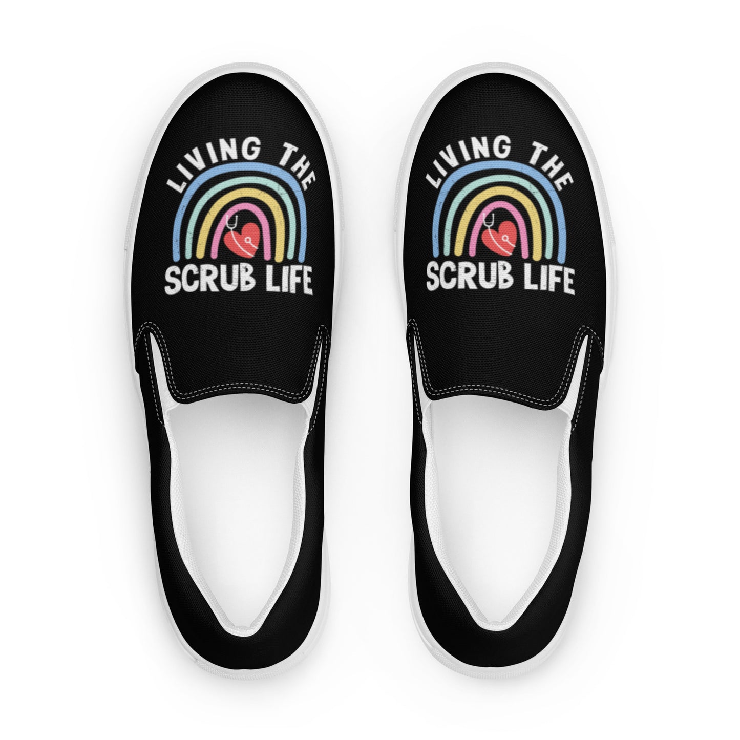 Living the Scrub Life Women’s slip-on canvas shoes